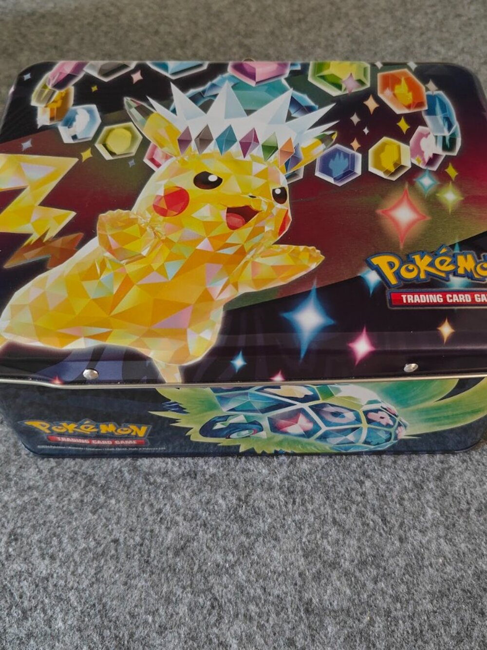 Pokemon 2024 Fall Collector Chest Empty Stickers Mini Binder Only Preowned